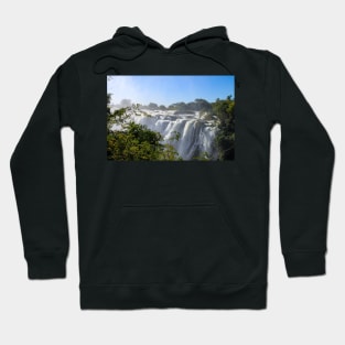 Victoria Falls as seen in Zambia Hoodie